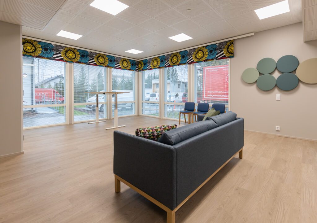 Kuva yhteisistä tiloista.
