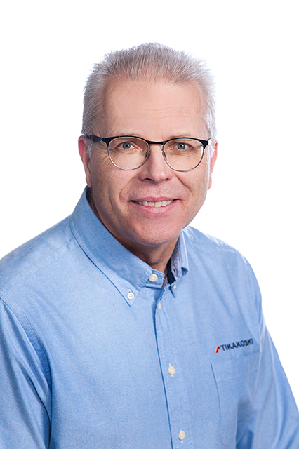 innovaatio- ja tuotekehityspäällikkö Tikakosken innovaatio- ja tuotekehityspäällikkö Kari Virtanen