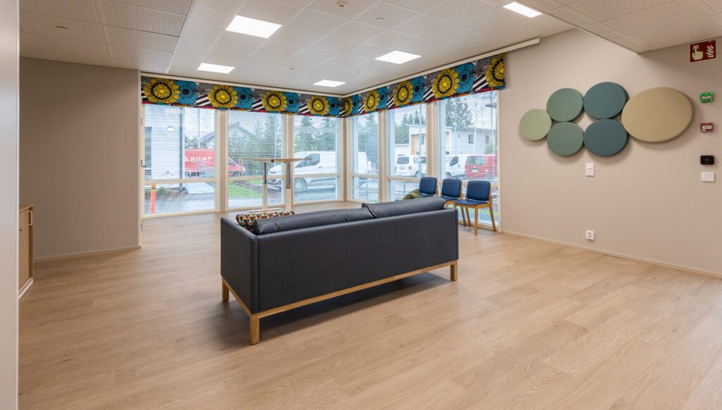 Kuva yhteisistä tiloista.
